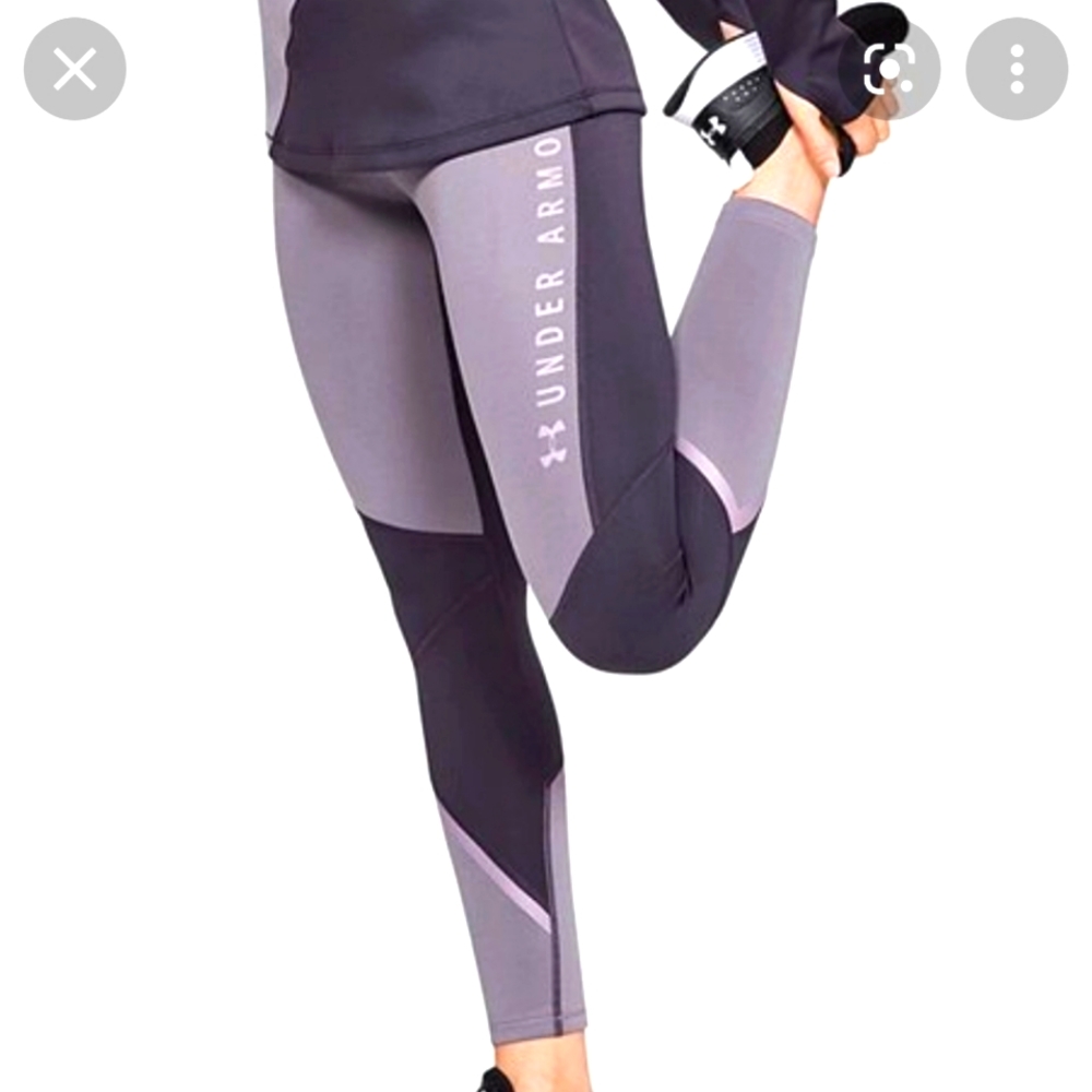 Under Armour flint stripe cold gear HR tights